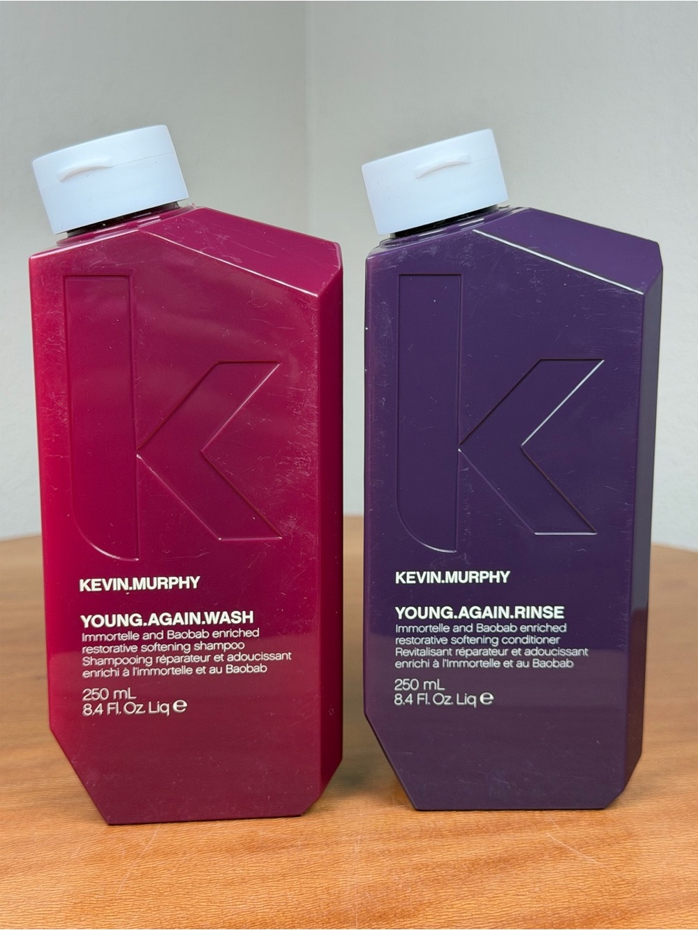 NEW Kevin.Murphy YOUNG.AGAIN.WASH & RINSE Set 8.4 fl. oz.